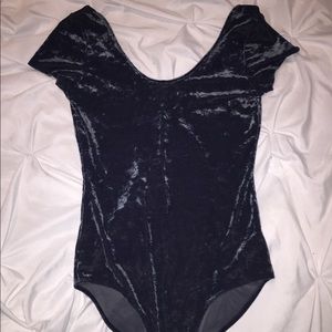Velvet body suit
